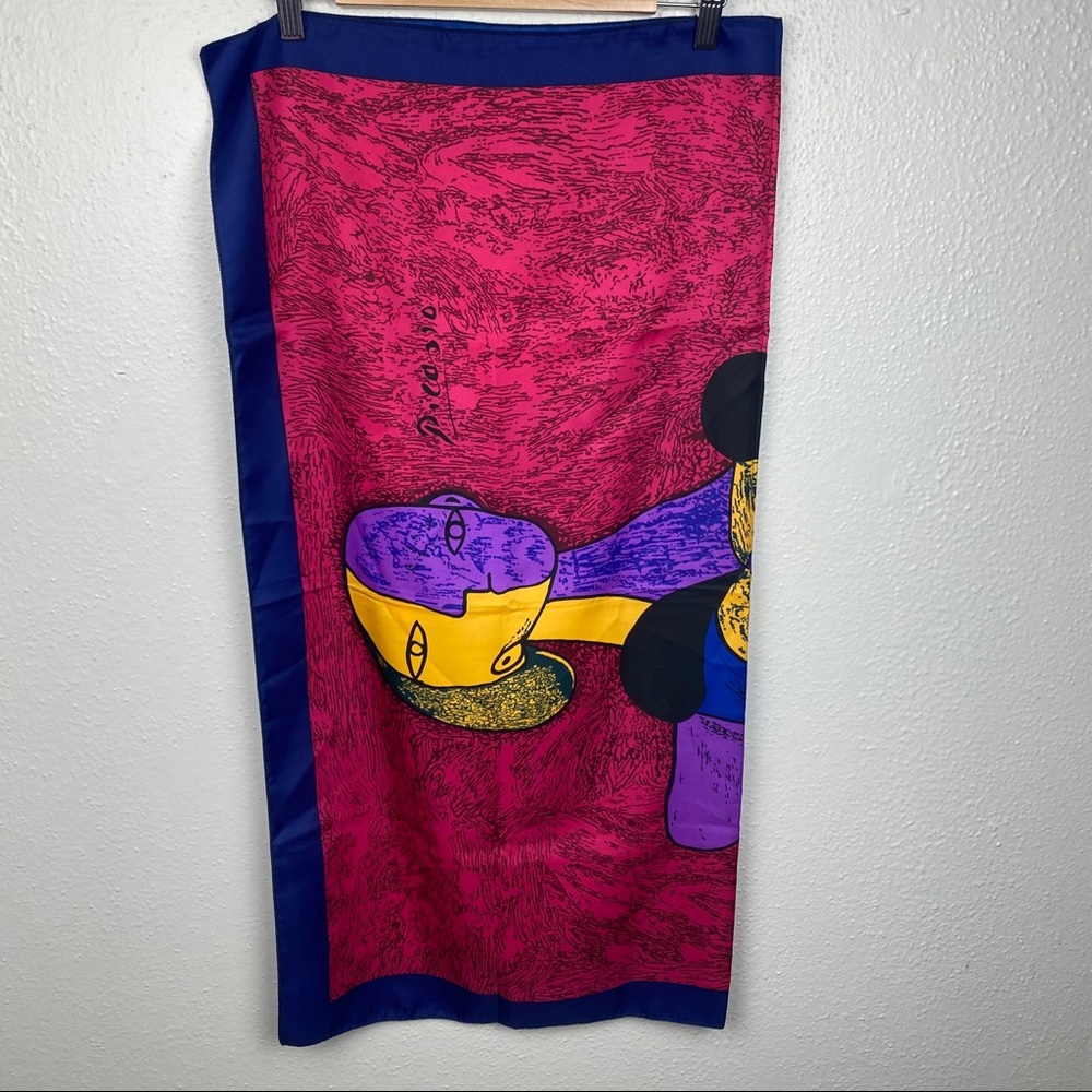 Picasso scarf multicolor